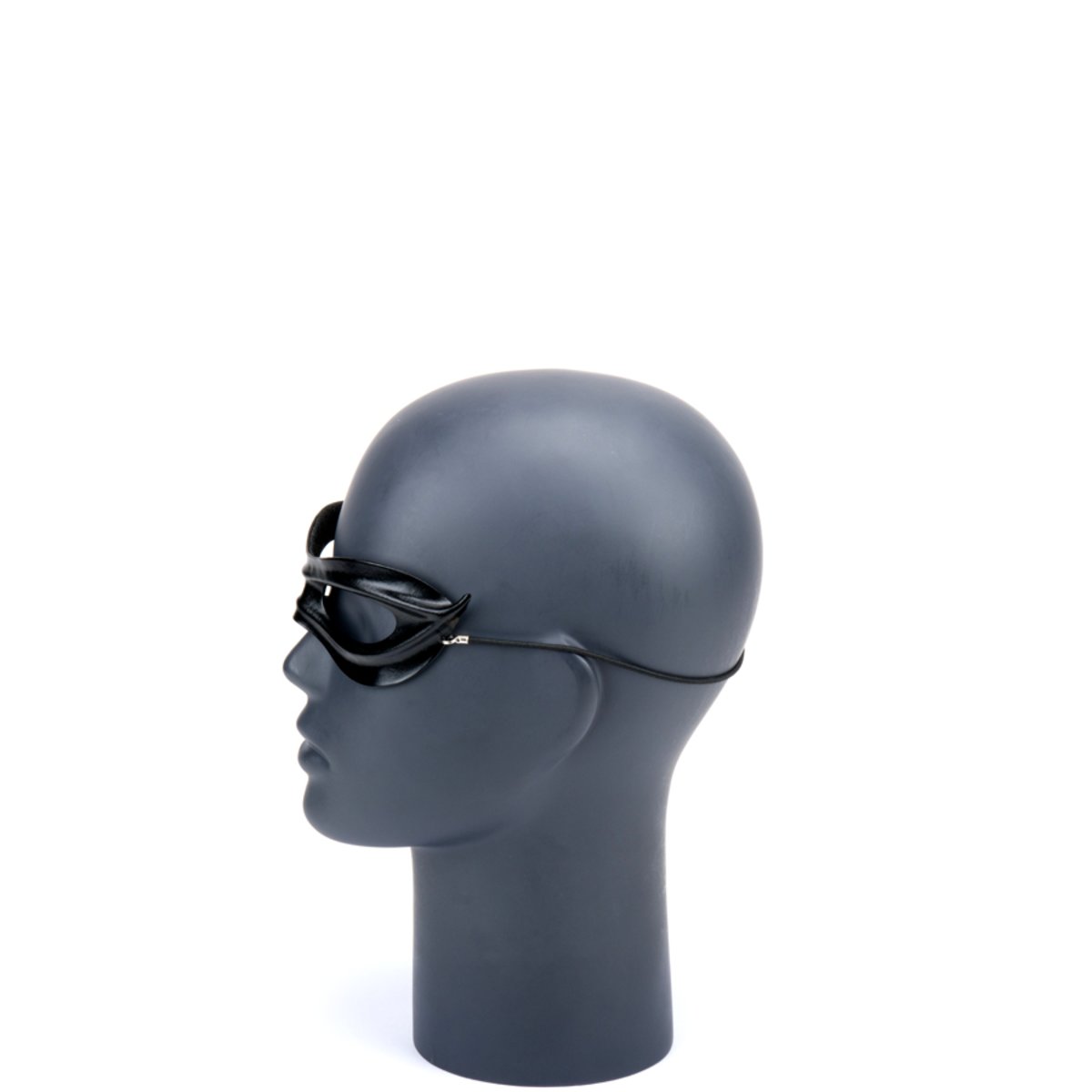 Cecilio Leather Designs  Wicked Lady Mask - Black