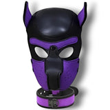 Puppy Hood & Collar Purple