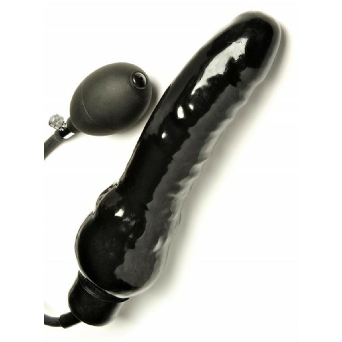 Dildo-X Large Inflatable Black Dildo