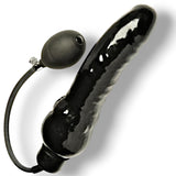 Dildo-Xlarge Inflatable Black Dildo Solid