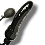 Dildo-Xlarge Inflatable Black Dildo Solid