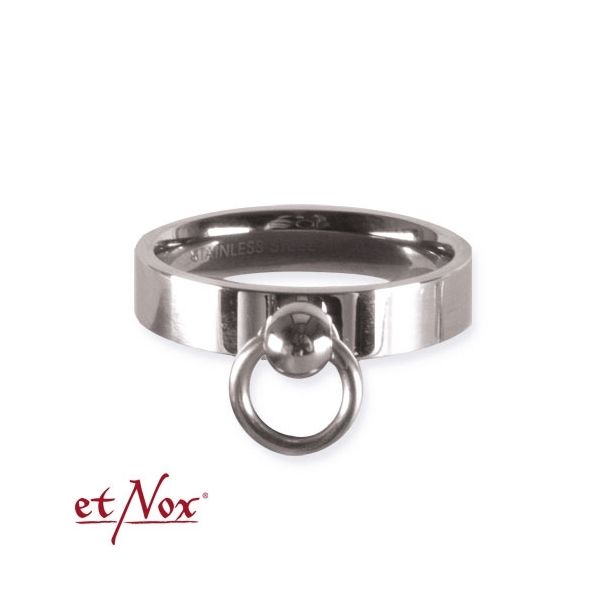EtNox Story of O Stainless Steel Ring 5mm
