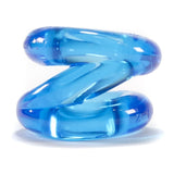 Z-Balls Ball-Stretcher/Cock-Ring Ice Blue