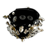 Bangle - Chunky Skull Cuff  PVC