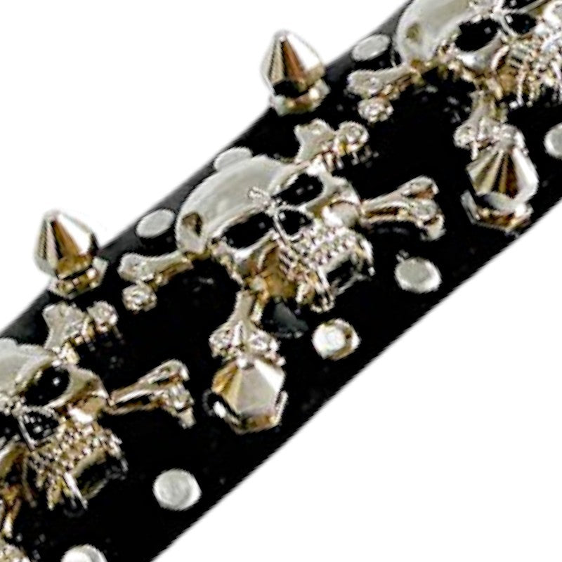 Bangle - Chunky Skull Cuff  PVC