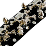 Bangle - Chunky Skull Cuff  PVC