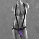 Strap-On Harness and Dildo Purple 6 Inch 