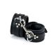 Wrist Cuffs Padded & Black Leather Lined