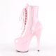ADORE-1020 Lace-Up Ankle Boot Pink