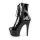 ASPIRE-1020 Lace-Up Ankle Boot,Black Shiny