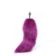 Fluffy Fox Butt-Plug Tail  Purple 