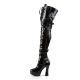 ELECTRA-3028 Thigh-High Boot with Triple Buckle Strap