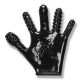 Oxballs Stretchy Finger Fuck Rubbery Glove With Textured Fingers Black