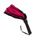 Small Leather Flogger Black/Pink