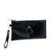 Clutch Bag w/ Heart in Black Leatherette