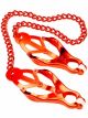 Mr Fist Nipple Clamps-Red