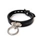 20mm Collar w/ Ring Padded & Leather Lined BLK/BLK