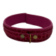  Collar in Pink Croc Leather One size