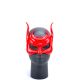 * Quad Horned Creature Red Leather Mask 