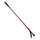 Riding Crop Leather Black/Red 