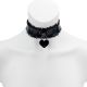 Choker - Lace Trimmed Padlock Made to Order 