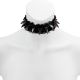 Choker - Lace Trimmed With Claw Spikes