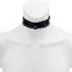 Choker - Lace Trimmed With Black Ring