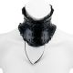 Posture-Lace up posture collar w/ lace Made to Order 