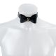Bow Tie With Skull and Bones Classic Rubber