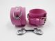 50MM Wrist Cuffs Unlined Pink  Small / Medium