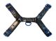 Leather O.T.H Front Harness Black With Blue Accessories 