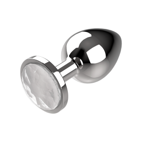 Coquette D Butt Plug Metal Clear Small